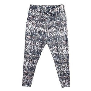 Versona Pink Gray Camo Full Length Legging Size M Medium
